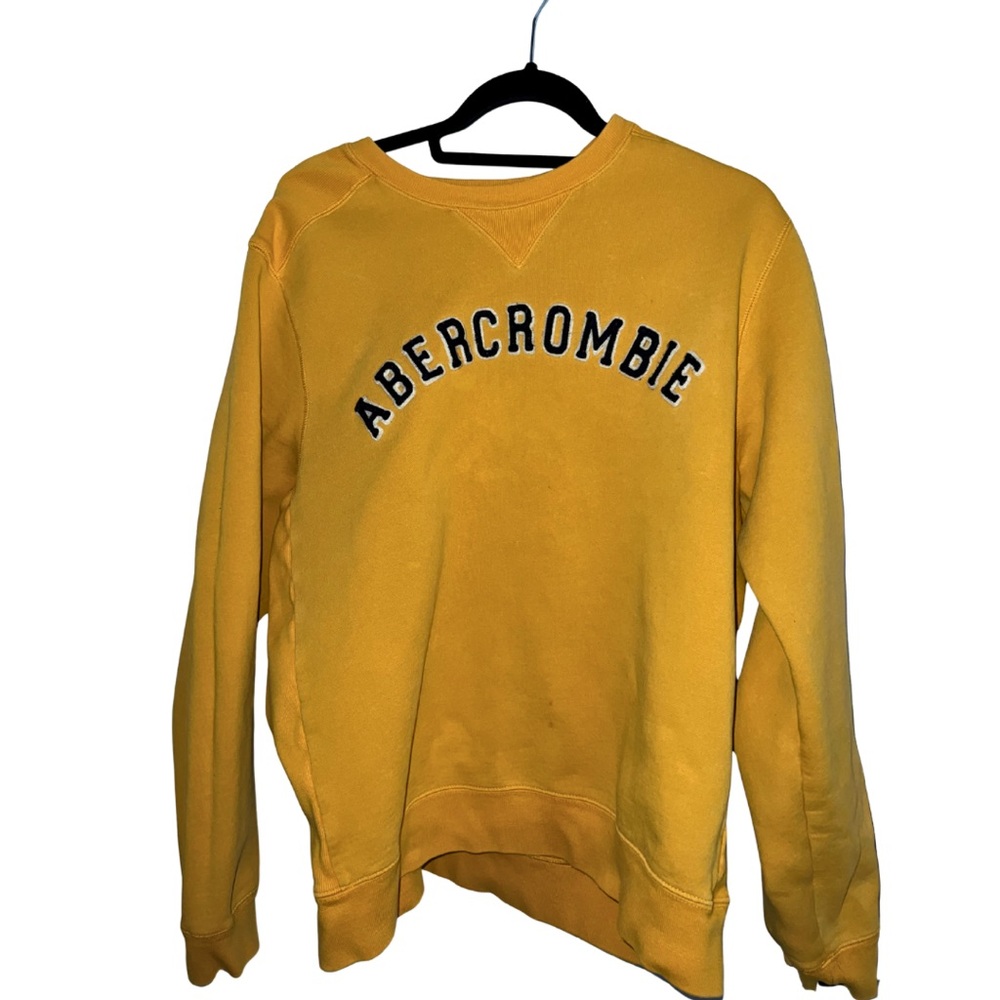 Y2K Abercrombie & Fitch Yellow Sweatshirt